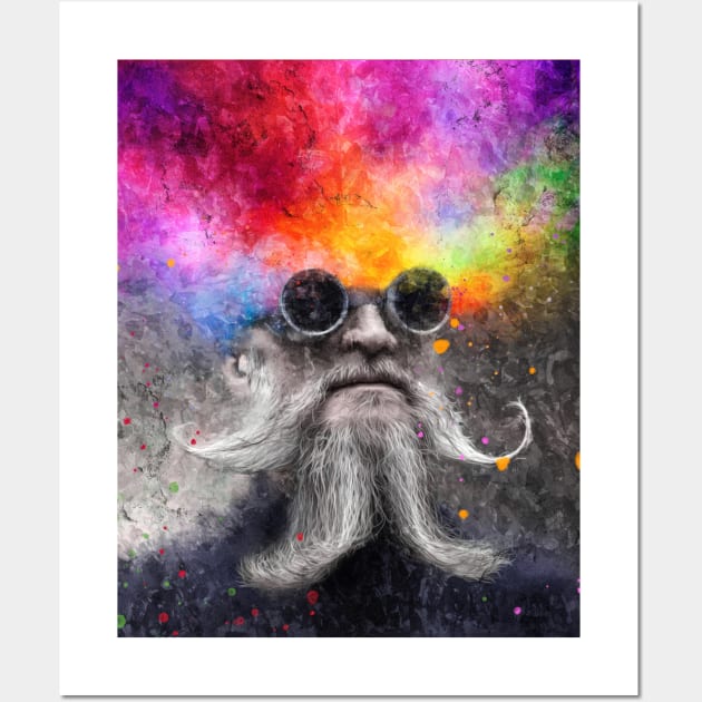 weird beard colors Wall Art by circlestances